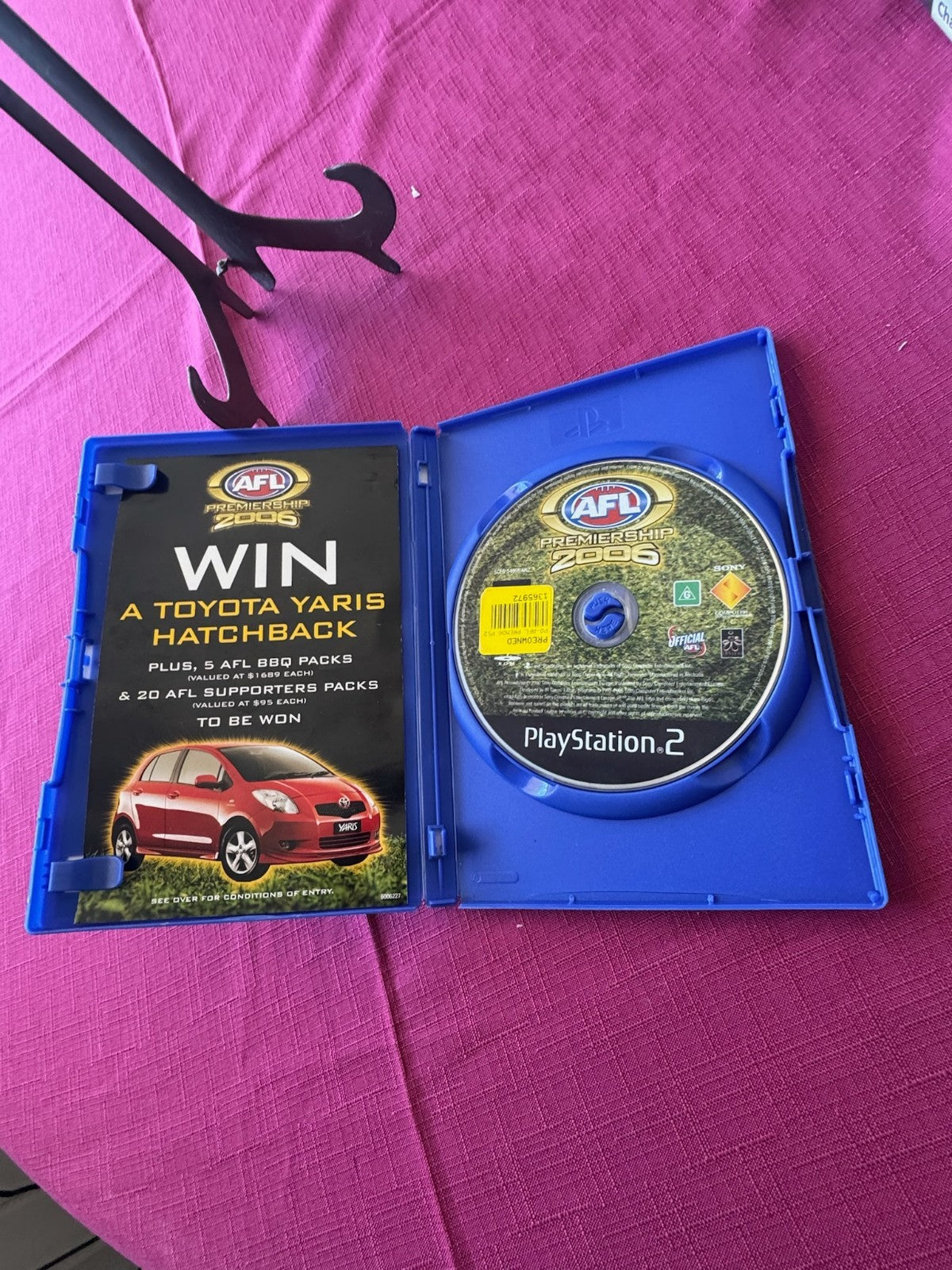 AFL Premiership 2006 PS2 PAL – Official AFL Game – Complete w/ Manual | 2006