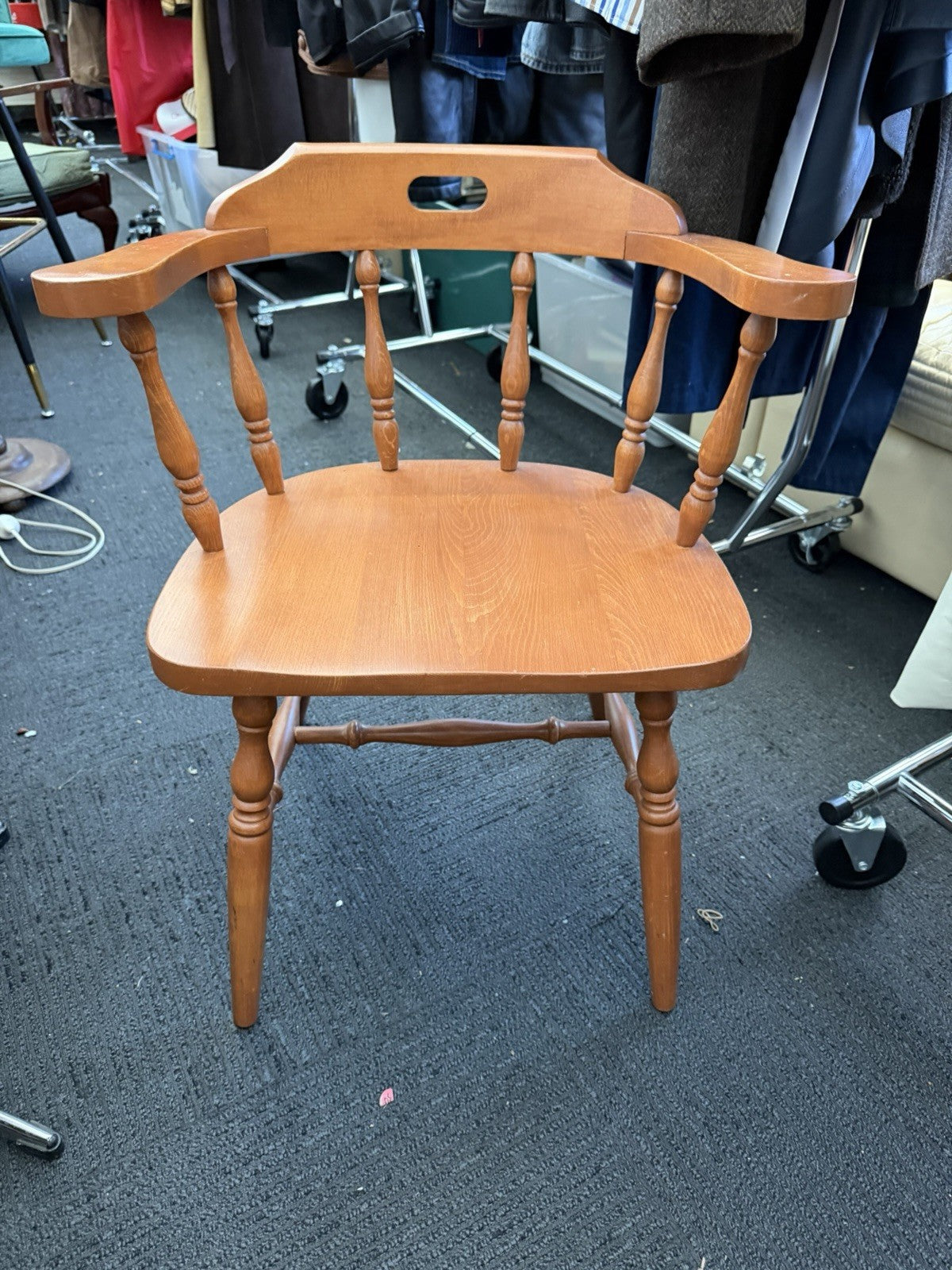 Vintage 1970s Japanese Windsor Captains Chair GJ Coles & Coy Ltd Imported