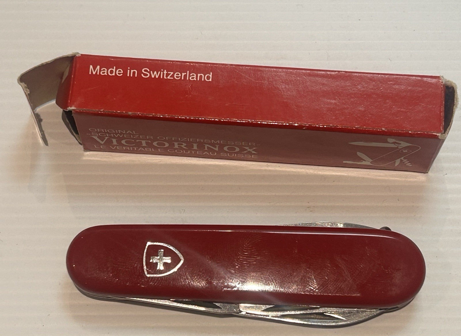 Victorinox Swiss Army Knife 86mm Old Shield Vögele Promo w/ Box Rare