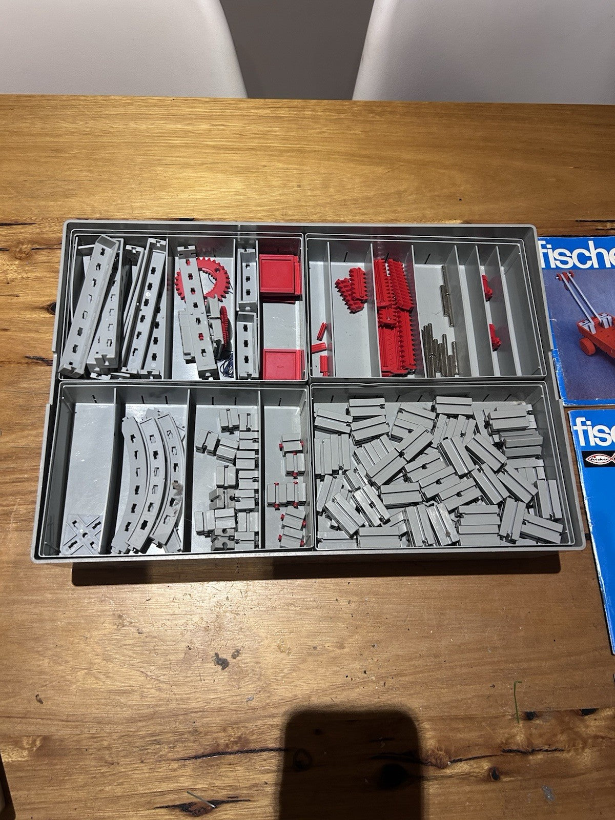 Fischertechnik Vintage Sets x3 w/ Manuals & Club Cards – 1969–1980s STEM Toy