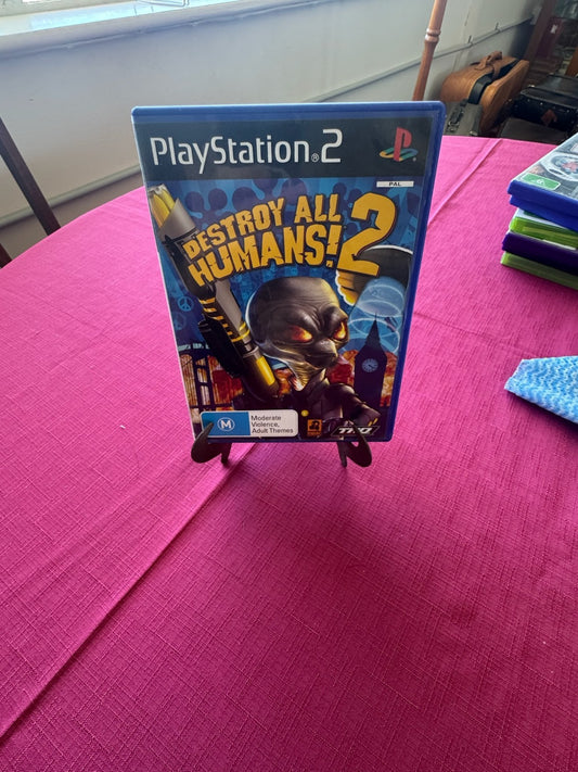 Destroy All Humans! 2 PS2 - PAL – Complete w/ Manual - 2006