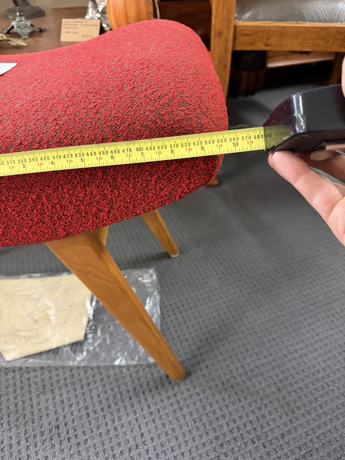 Dario Zoureff Footstool Australian Mid Century Modern Ottoman 1960s Vintage