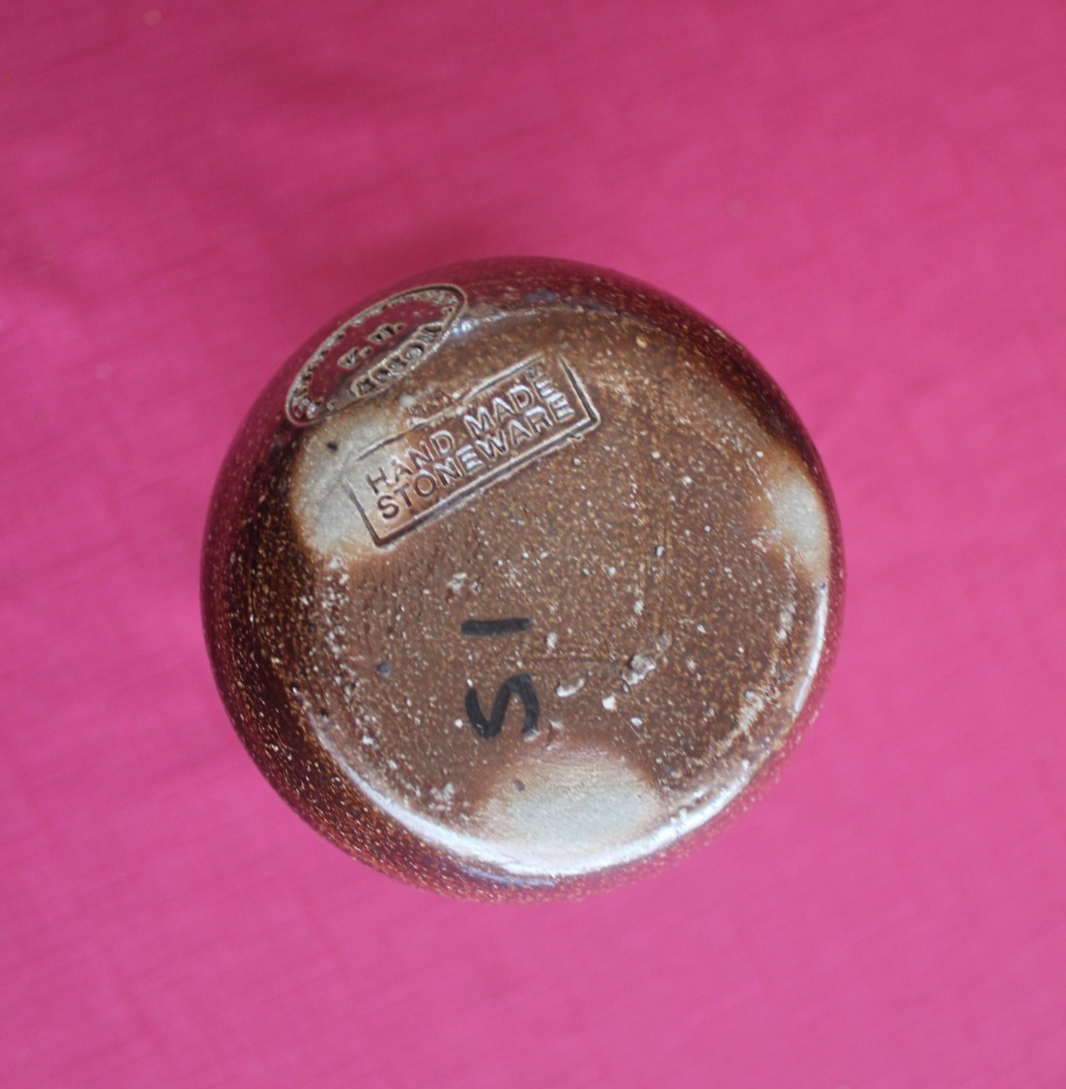 Vintage Bendigo Pottery Stoneware Vase – Australian Studio Pottery