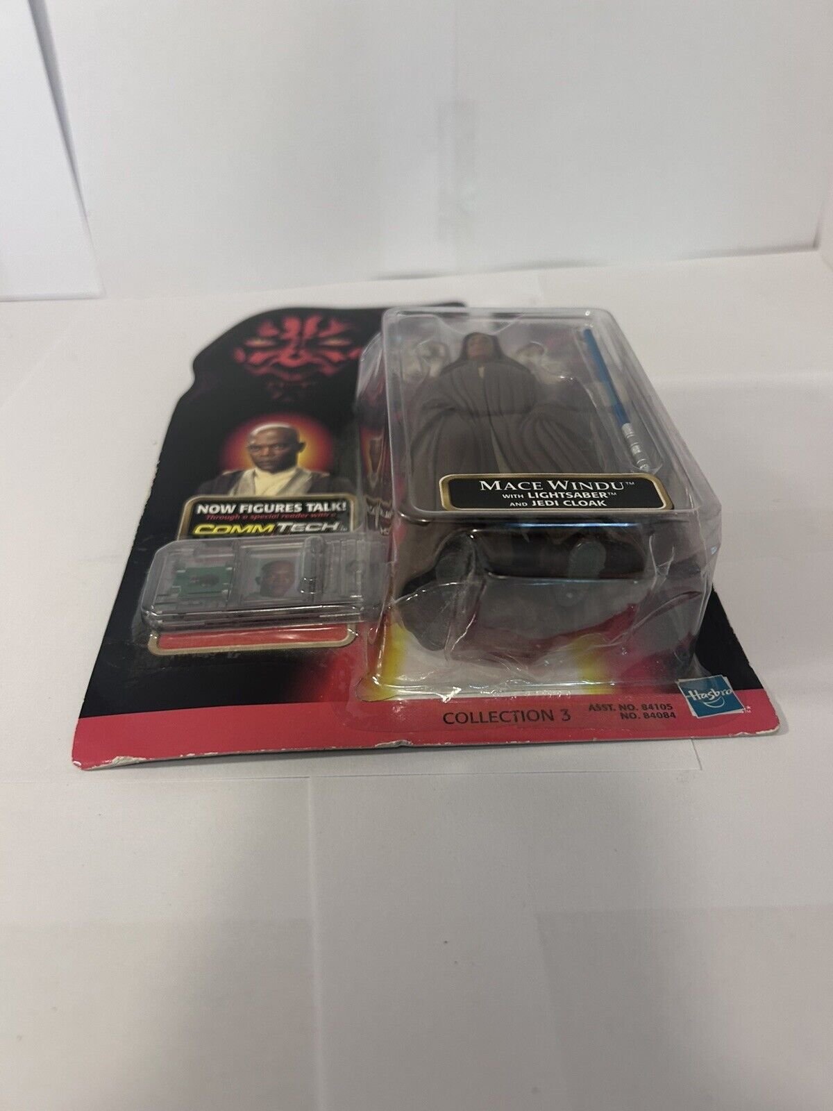 Mace Windu Star Wars Action Figure Episode 1 - New w/ CommTech Chip