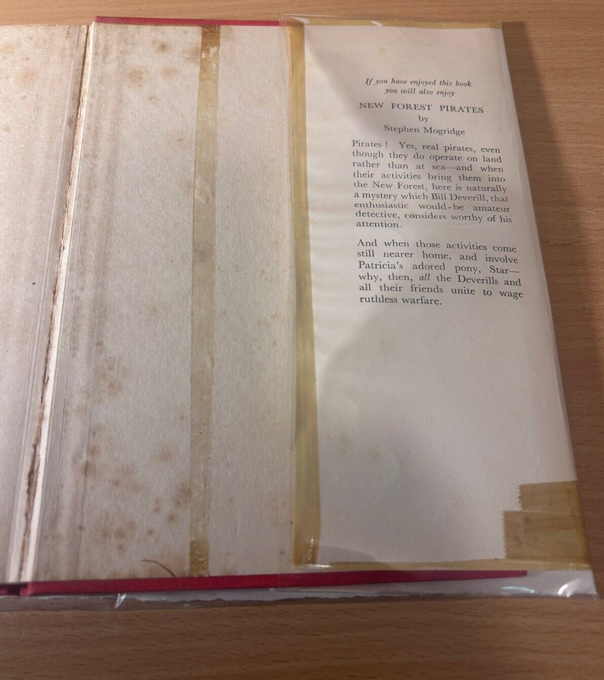 New Forest Vagabond -First Edition 1960 With Dust Jacket - Stephen Mogridge