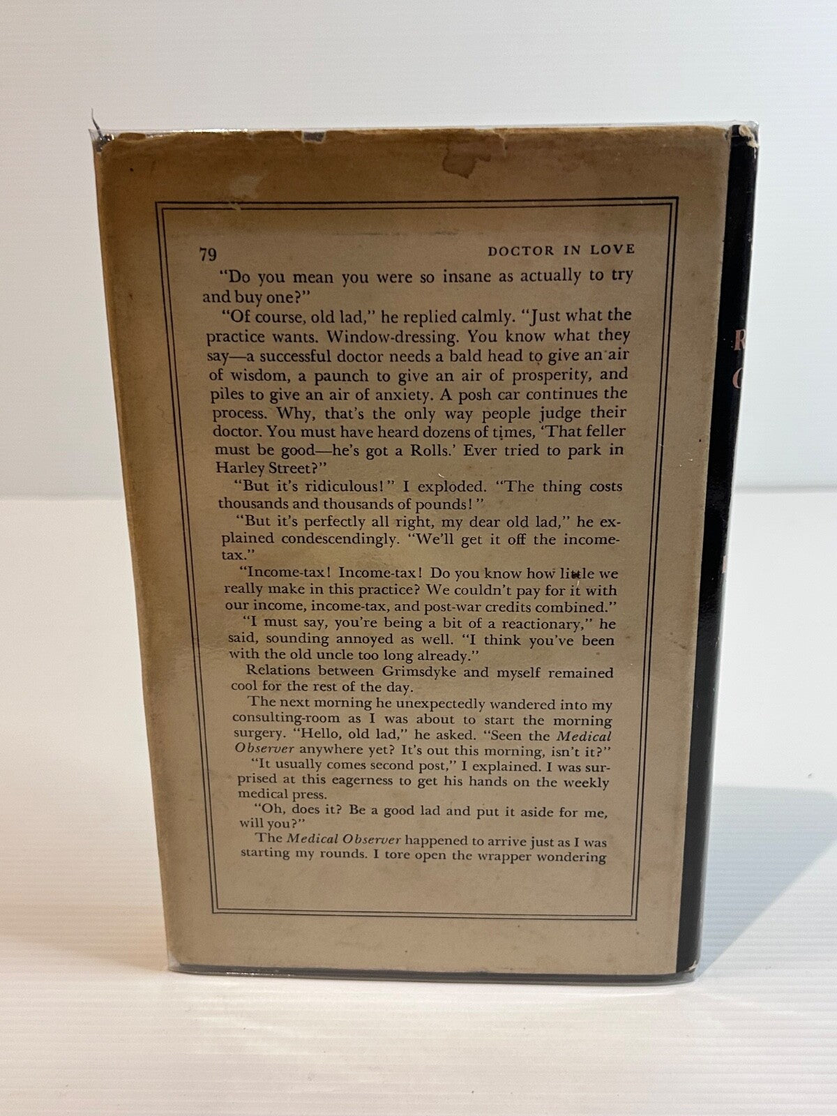 Doctor in Love Richard Gordon 1957 1st Ed HC DJ Michael Joseph 188pp Vintage