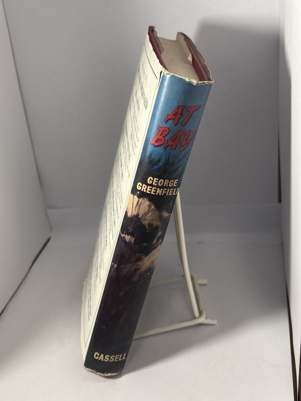 At Bay by George Greenfield 1st ed Hardcover Cassell First Edition