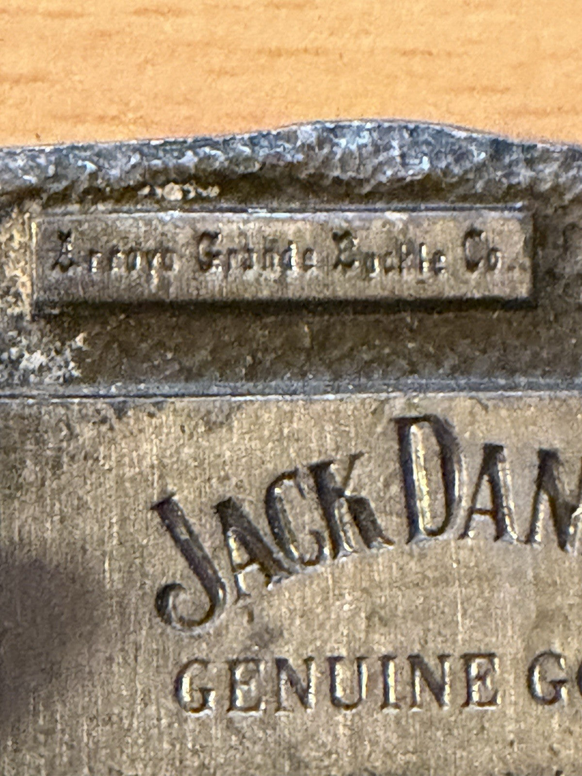 Jack Daniel’s Old No.7 1989 Bergamot Pewter Enamel Belt Buckle Lynchburg USA
