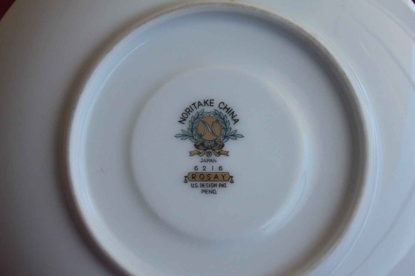 Noritake Rosay Tea Set (10pc) Japanese Vintage Teapot, Cups, & More