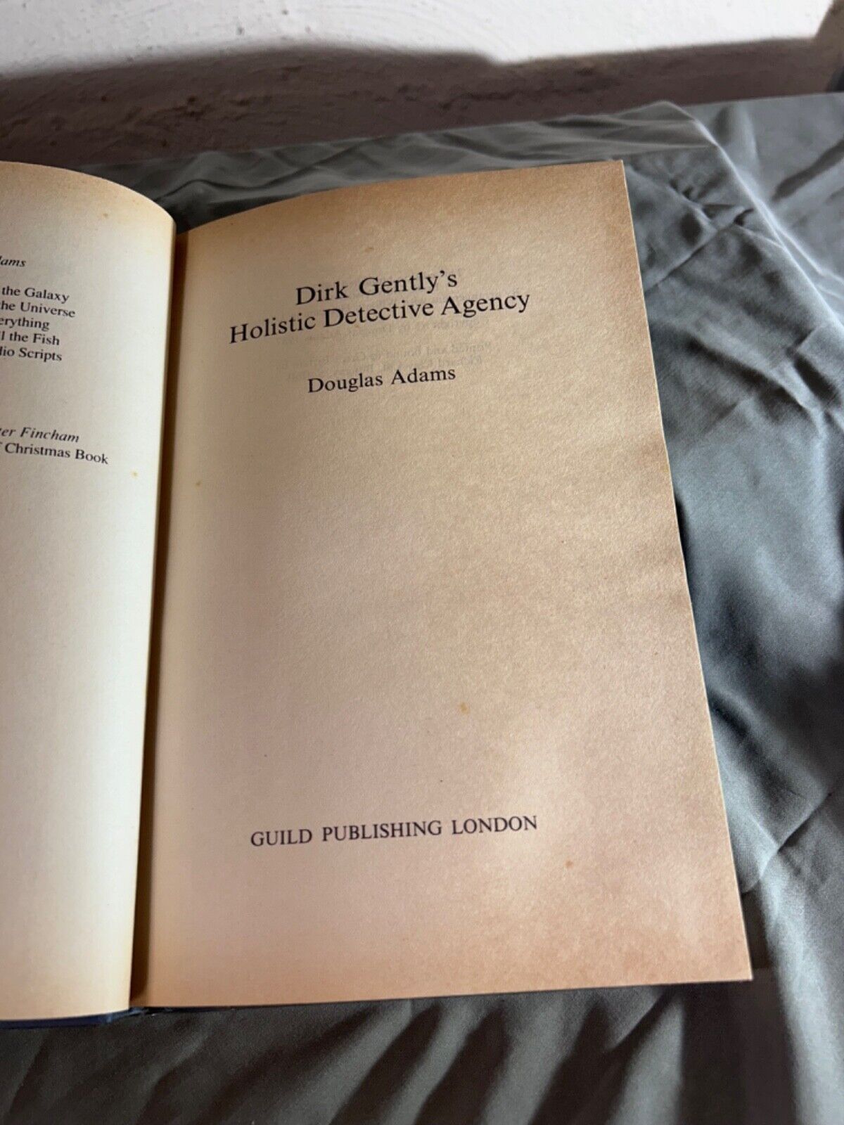 The Long Dark Tea-Time of the Soul First Edition & Dirk Gently's - Douglas Adams