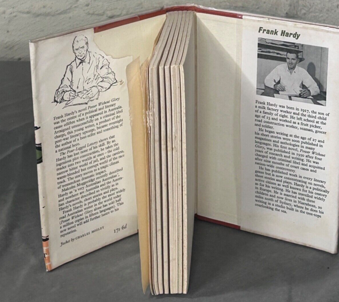The Four - Legged Lottery, Frank Hardy, Hard cover, D.J., 1st edition (1958)