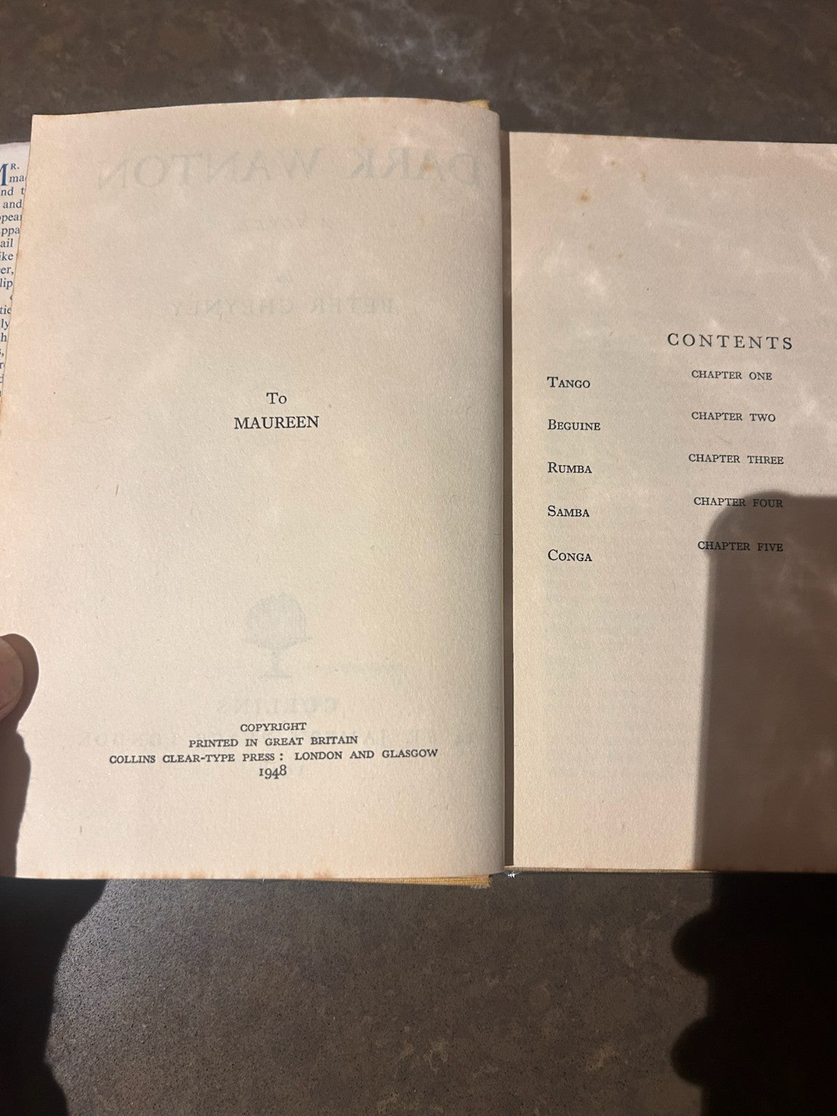 Dark Wanton – Peter Cheyney | First Edition 1948 Hardcover w/ Dust Jacket