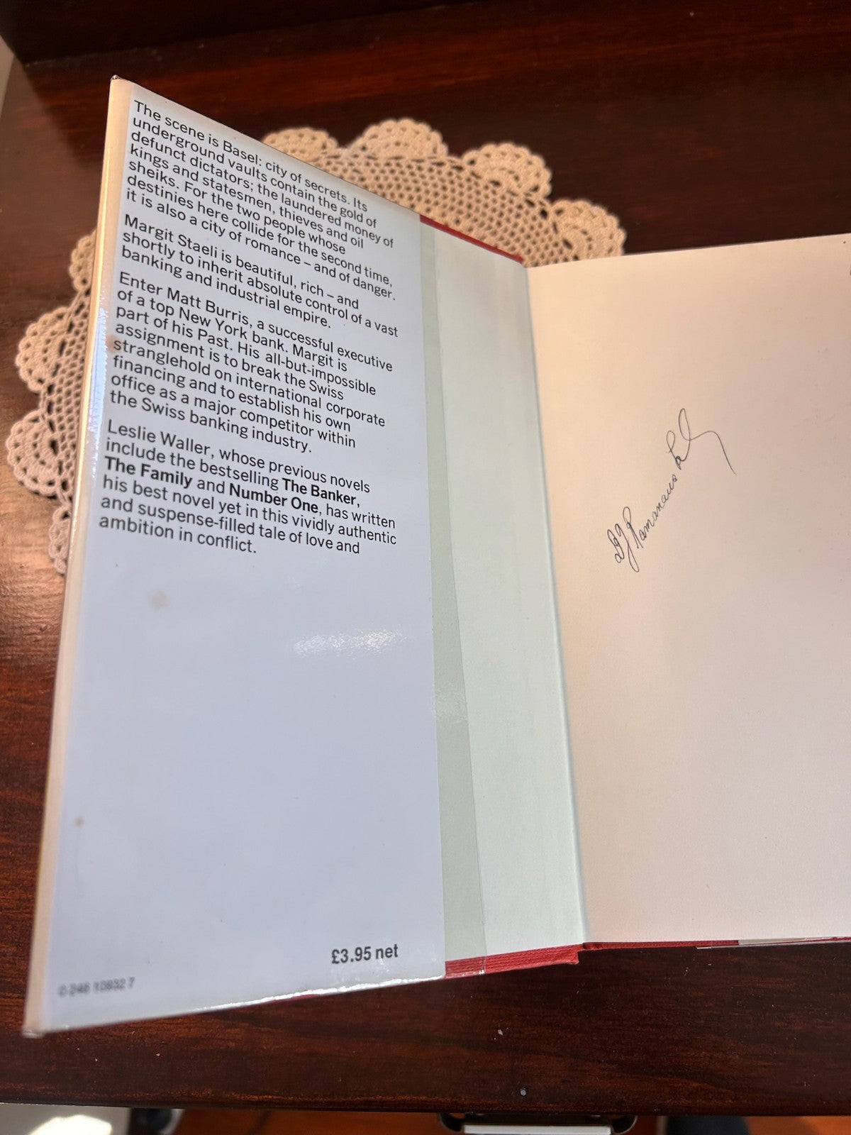 The Swiss Account Leslie Waller 1977 Hardcover Hart-Davis MacGibbon