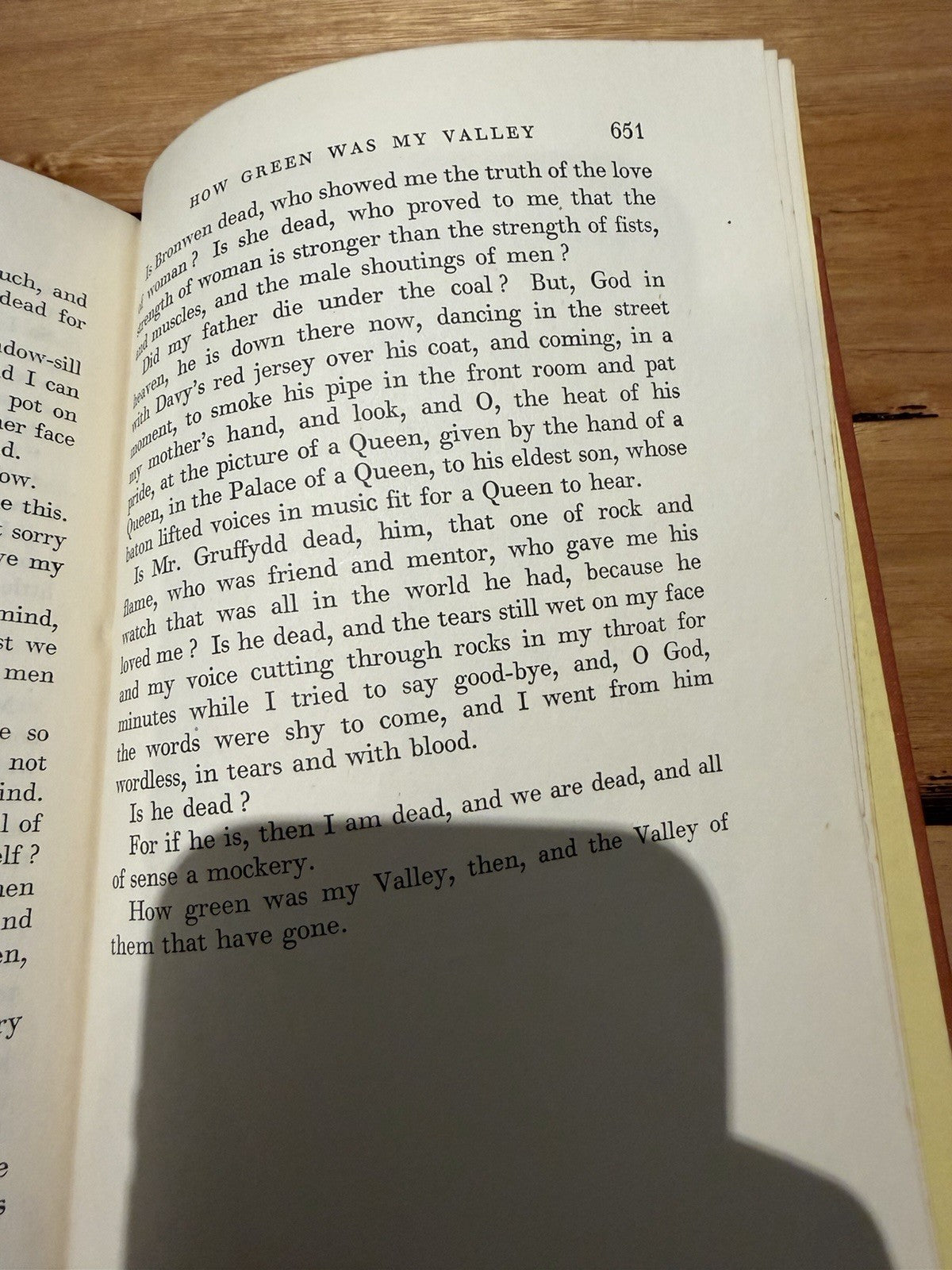 Richard Llewellyn How Green Was My Valley 1939 1st Edition Michael Joseph HC