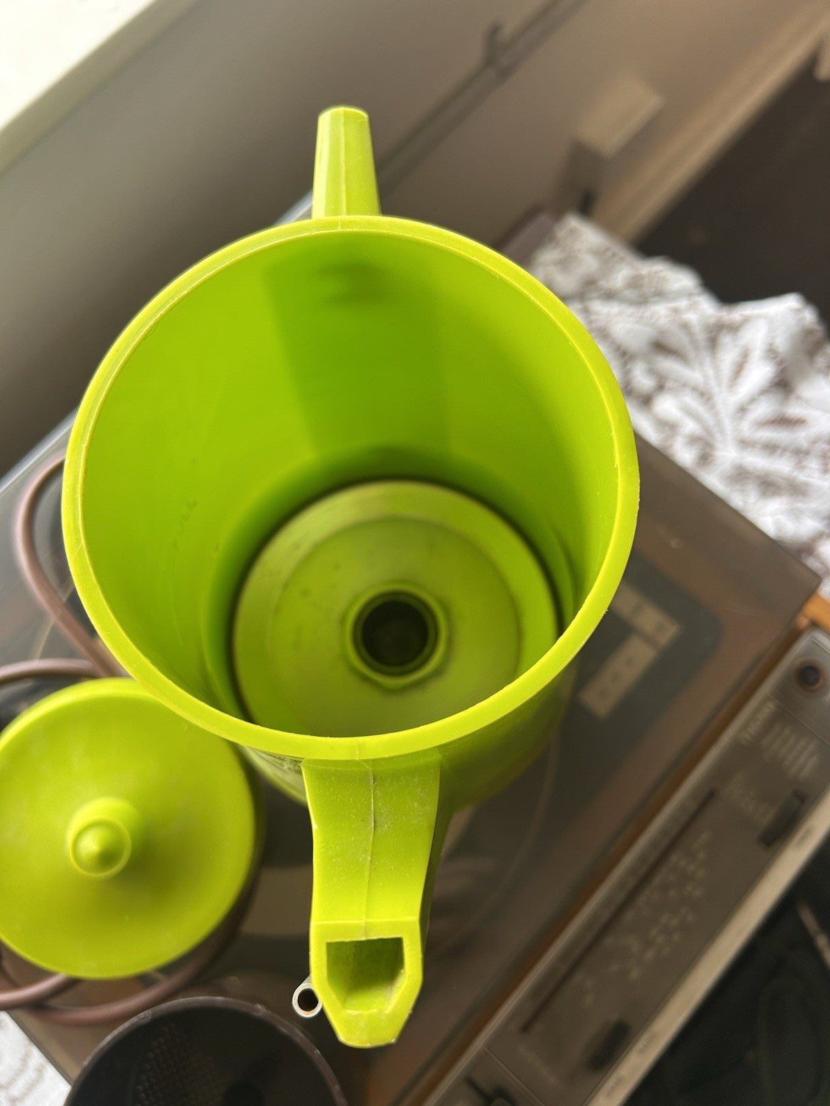 Vintage GE Poly-Brew Electric Coffee Percolator Avocado Green Mid Century