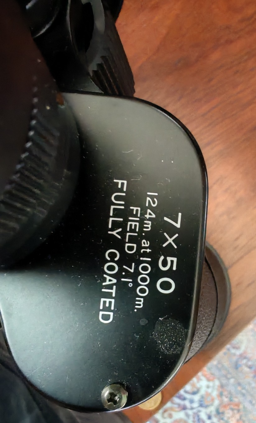 Vintage Focal 7×50 Fully Coated Binoculars with Original Case
