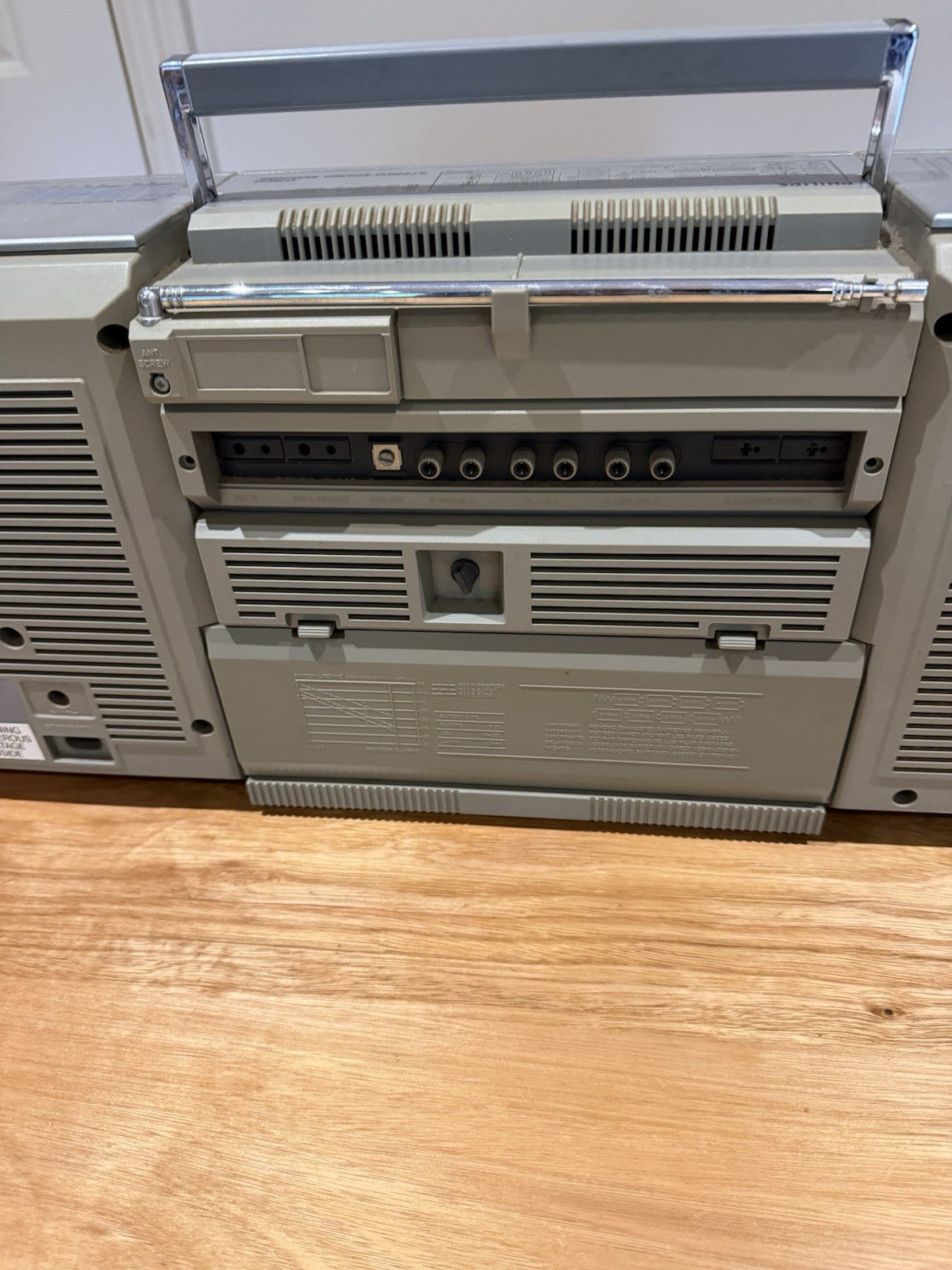 Philips D8623 Stereo Sound Machine Boombox Radio Cassette Vintage Tape Fault