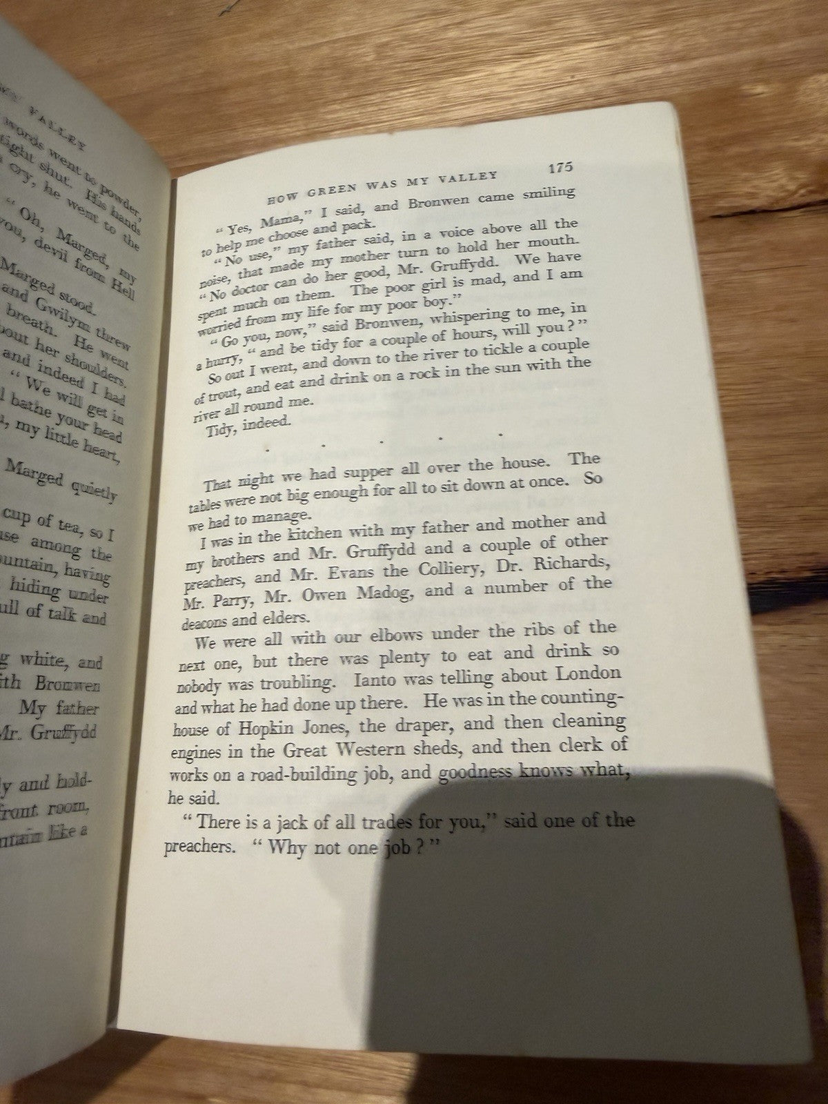 Richard Llewellyn How Green Was My Valley 1939 1st Edition Michael Joseph HC