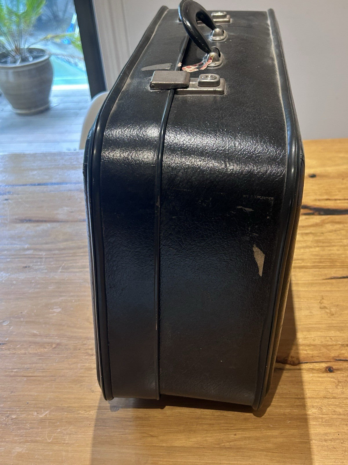 Vintage 1950s P&O Orient Lines Cabin Suitcase Orcades Cheney Latches 54x33cm