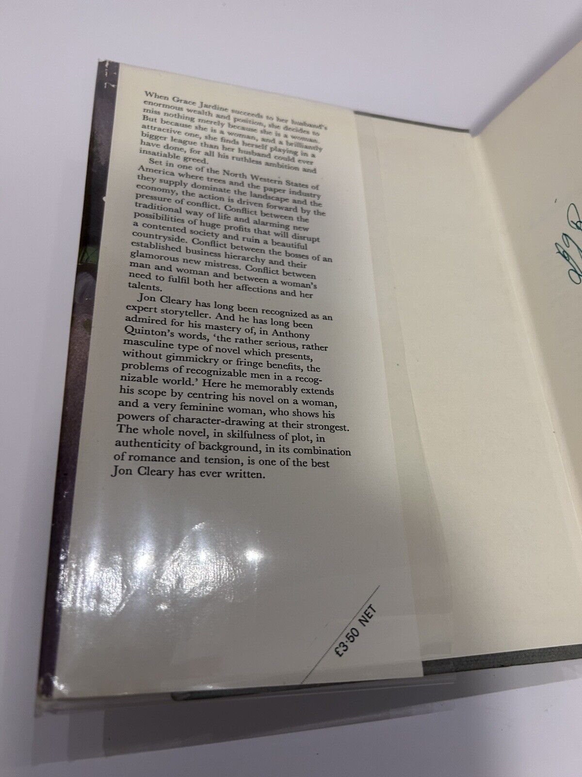 A Sound of Lightning by Jon Cleary - First Edition (Hardcover, 1976)