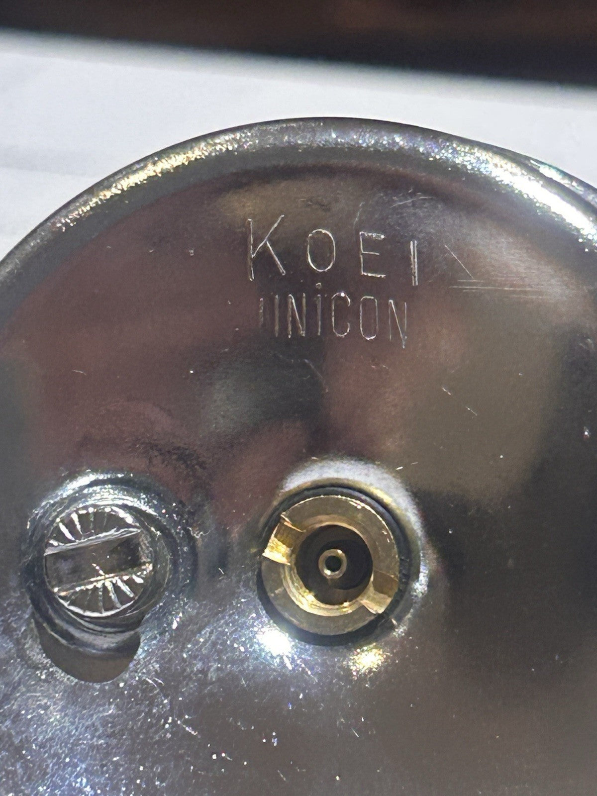 Vintage Koei Unicon Japan Glass Table Lighter Retro Desk Lighter - UNTESTED