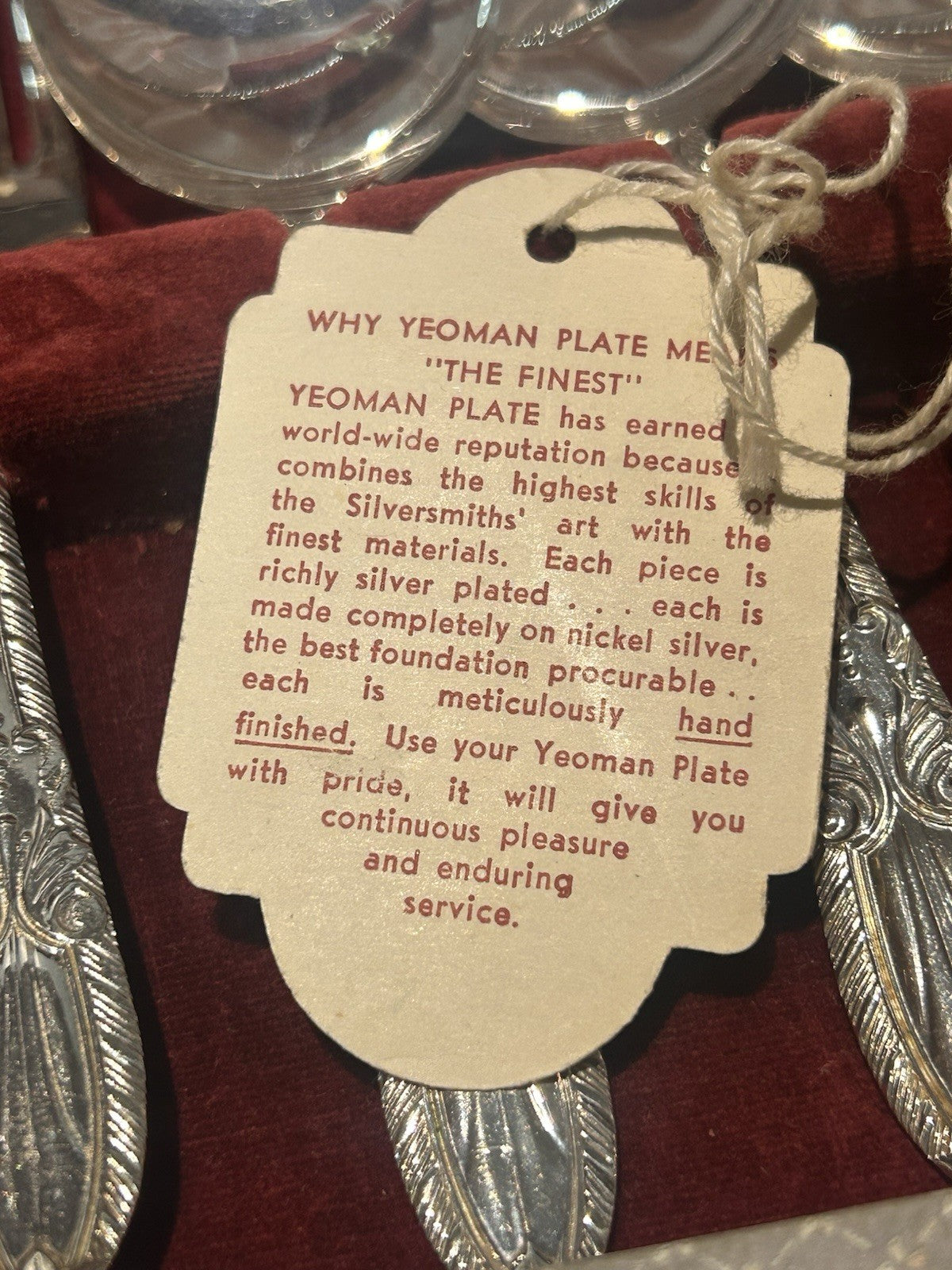 Vintage Yeoman Plate Silver Plated Cutlery Set in Case – 13 Pieces