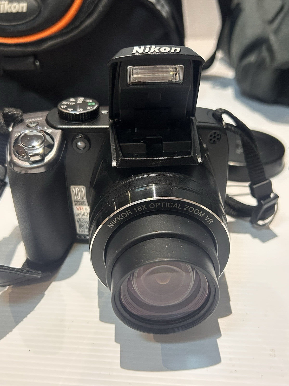 Nikon Coolpix P80 Camera 10.1MP w/ Charger & Nikon Bag With Rain Cover