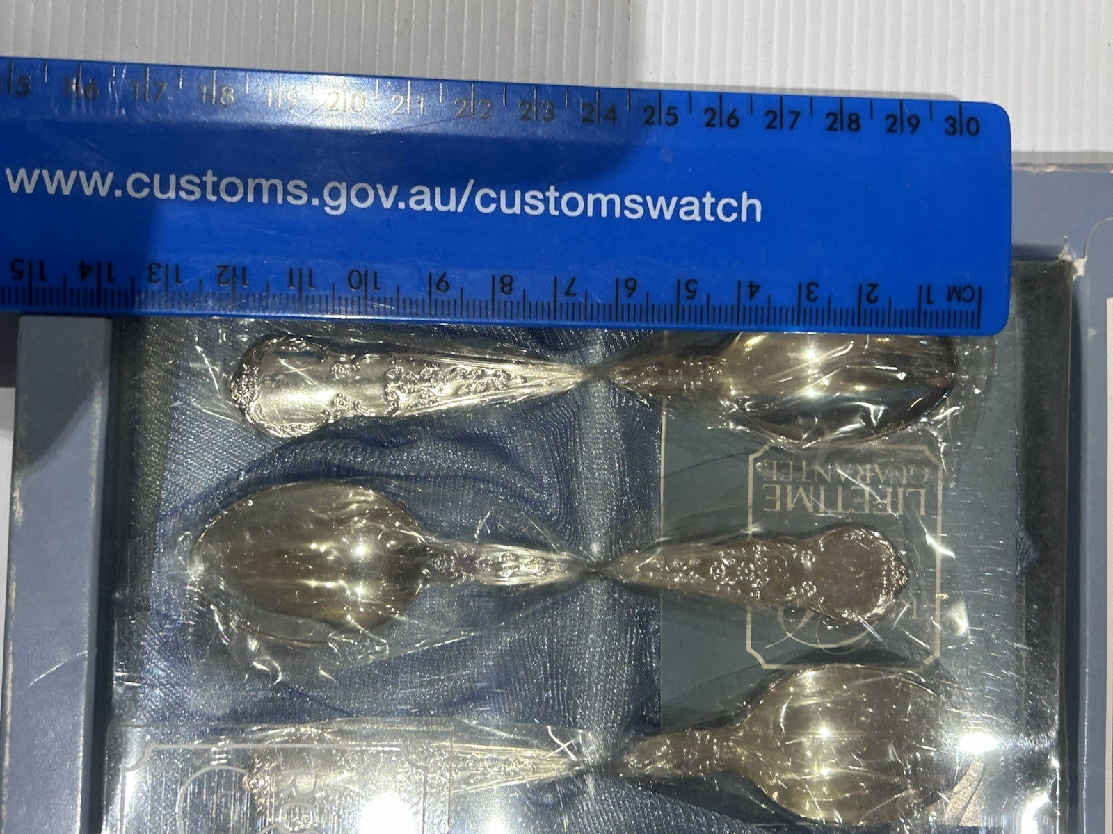 Rodd Camille Silver Plate 6 Teaspoons Boxed Vintage Cutlery Set