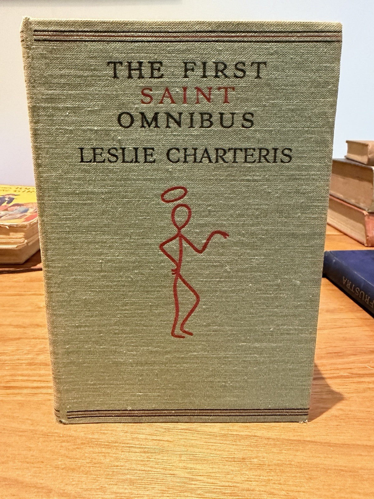 Leslie Charteris The First Saint Omnibus 1950 4th Impression Hardcover 1008pp