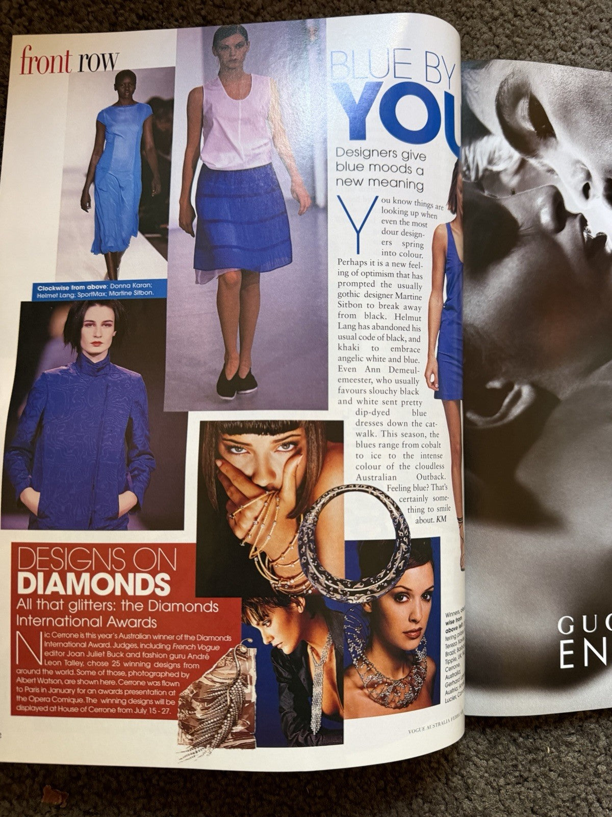 Vintage  February 1998 VOGUE Australia Magazine