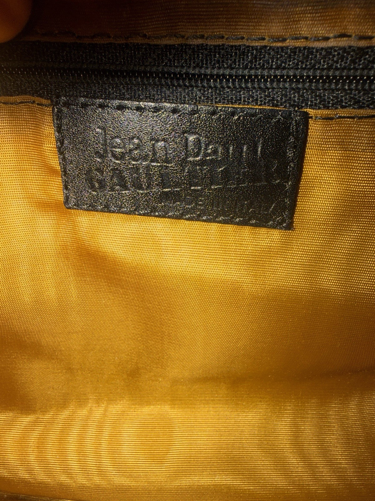 Jean Paul Gaultier Vintage Reptile Effect Leather Travel Doctor Bag Italy 1990s