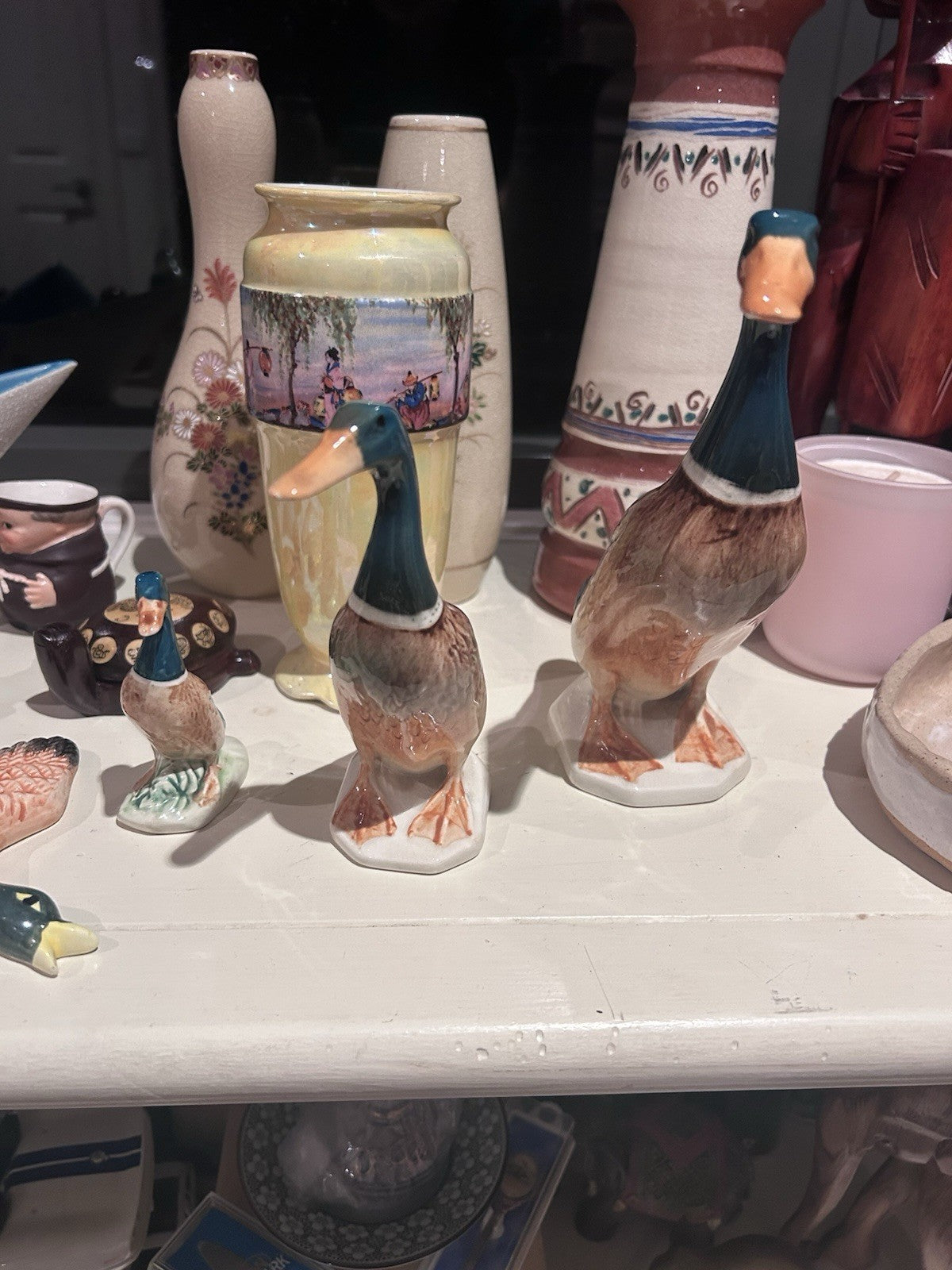 Vintage Beswick England Mallard Duck Trio – Models 756/1, 756/2, 756/3 C1950/60s