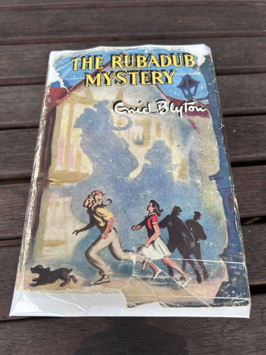 THE RUBADUB MYSTERY By Enid Blyton Hard Cover, Dust Jacket True First Edition