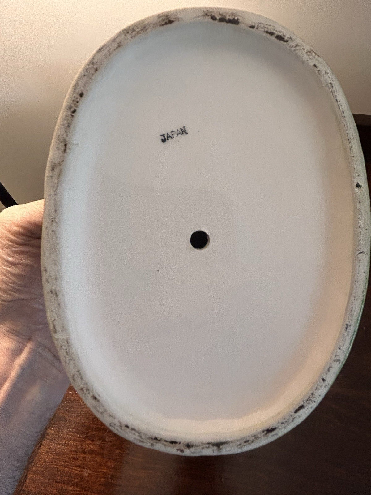 Japan Majolica Bird Compote