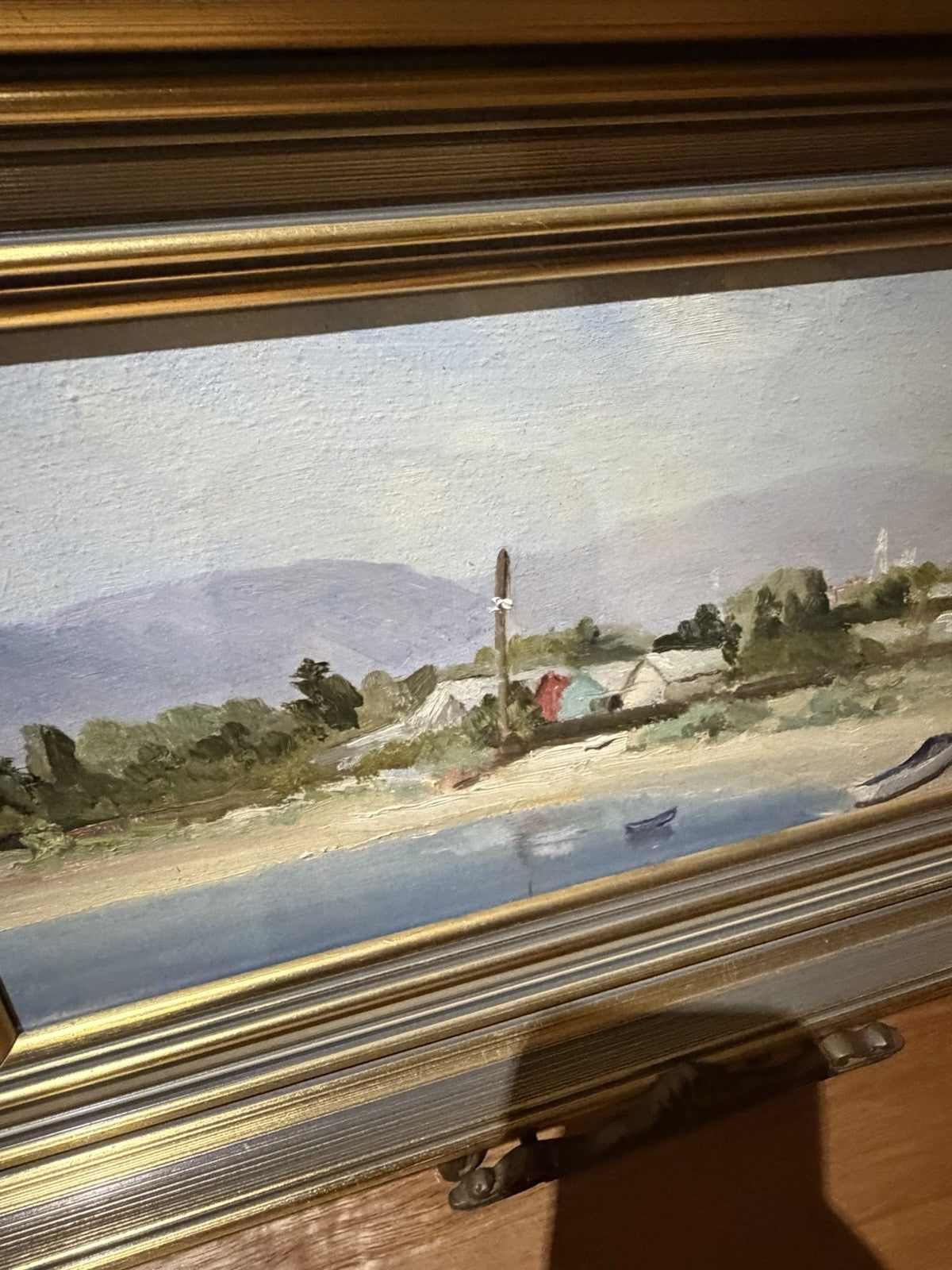 Original Oil Painting Coastal Beach Landscape Signed Framed Australian Artwork