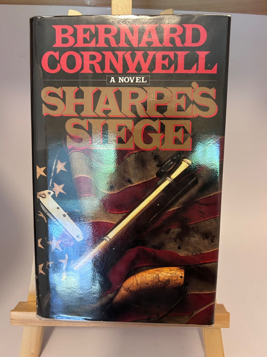 Sharpe's Siege by Bernard Cornwell - First US Edition, Dust Jacket (1987)