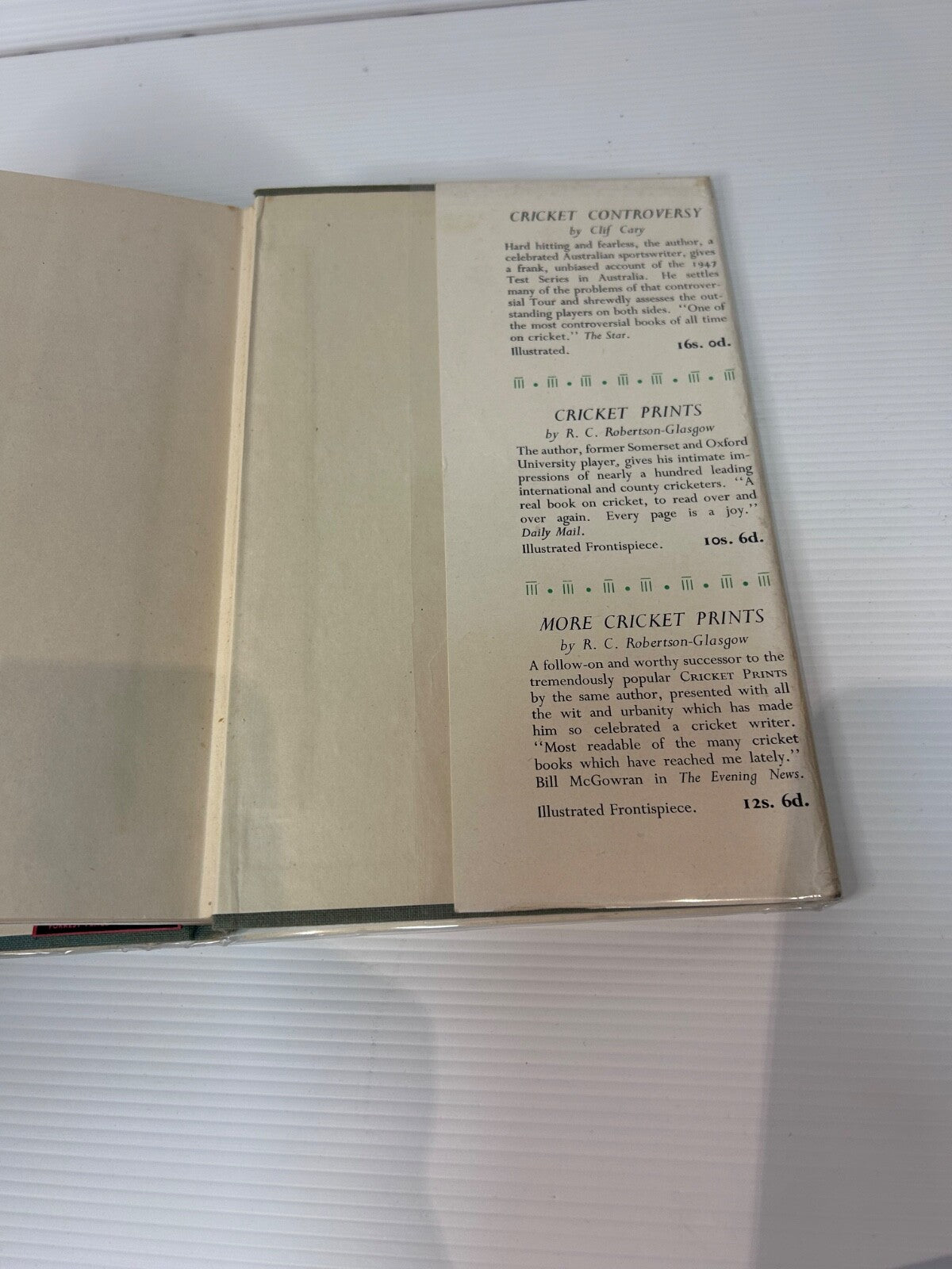 Cricket Conquest W.J. O'Reilly 1949 HC DJ 1st Ed 1948 Ashes Tour Australia
