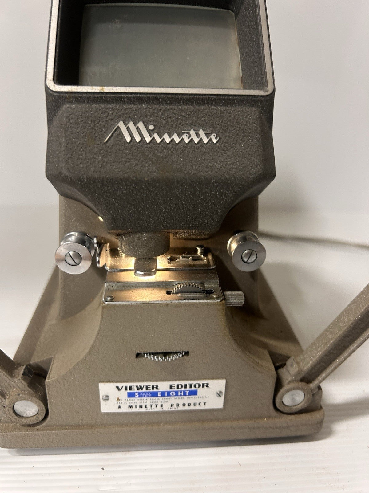 Minette Super 8 Film Viewer Editor – Vintage Japan – Working Condition