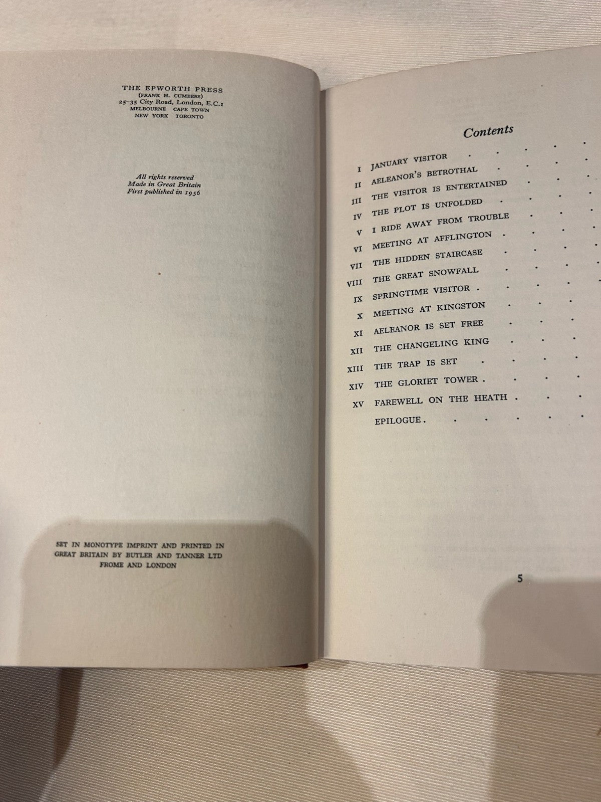 The Gloriet Tower – Eileen Meyler | Vintage Hardcover 1st Edition