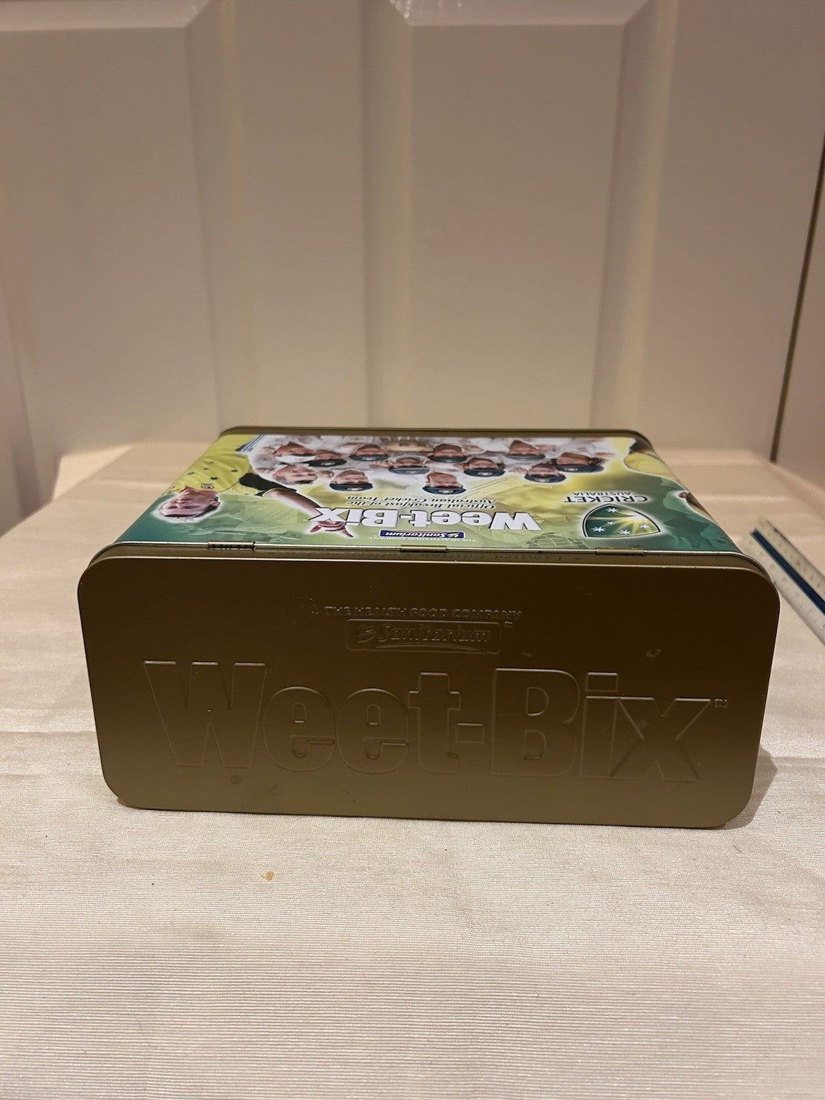 Weet-Bix Limited Edition Collectors Tin 2006/07 Australian Cricket Empty