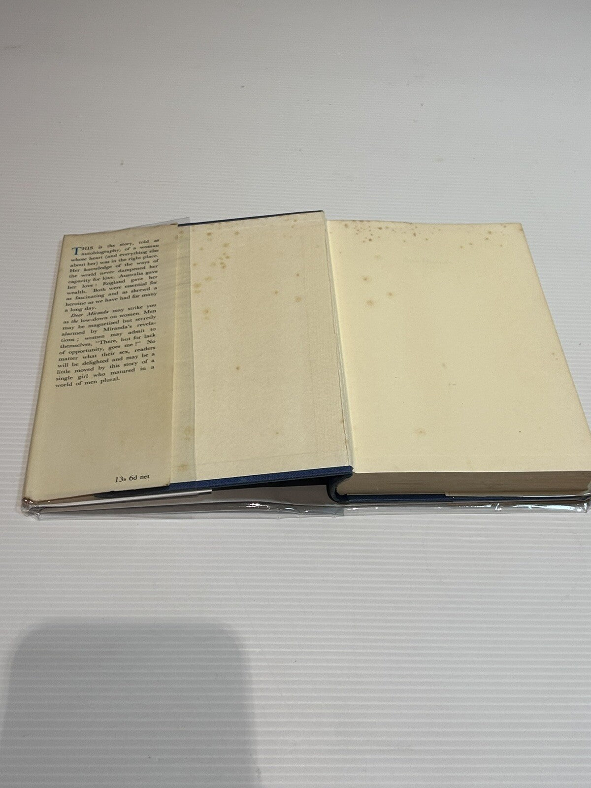 Wilson Guthrie - Dear Miranda First Edition 1959 With Dust Jacket And Hard Cover