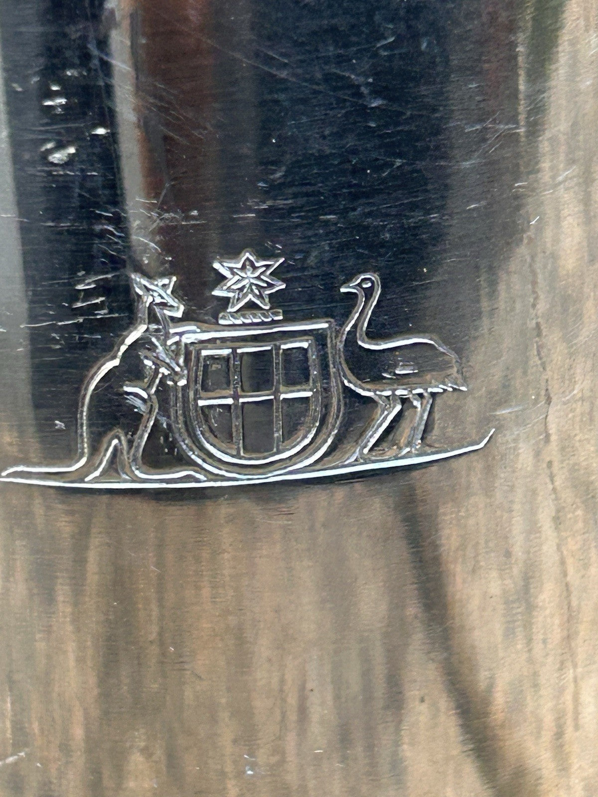 Vintage Paramount Australia Silverplate Trophy Vase Australian Coat of Arms 