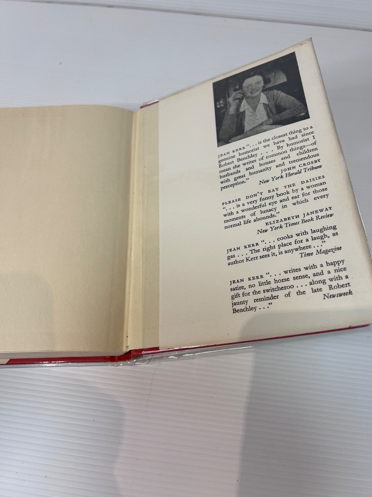 Please Don't Eat the Daisies Jean Kerr 1958 1st UK Ed HC DJ Heinemann Humor