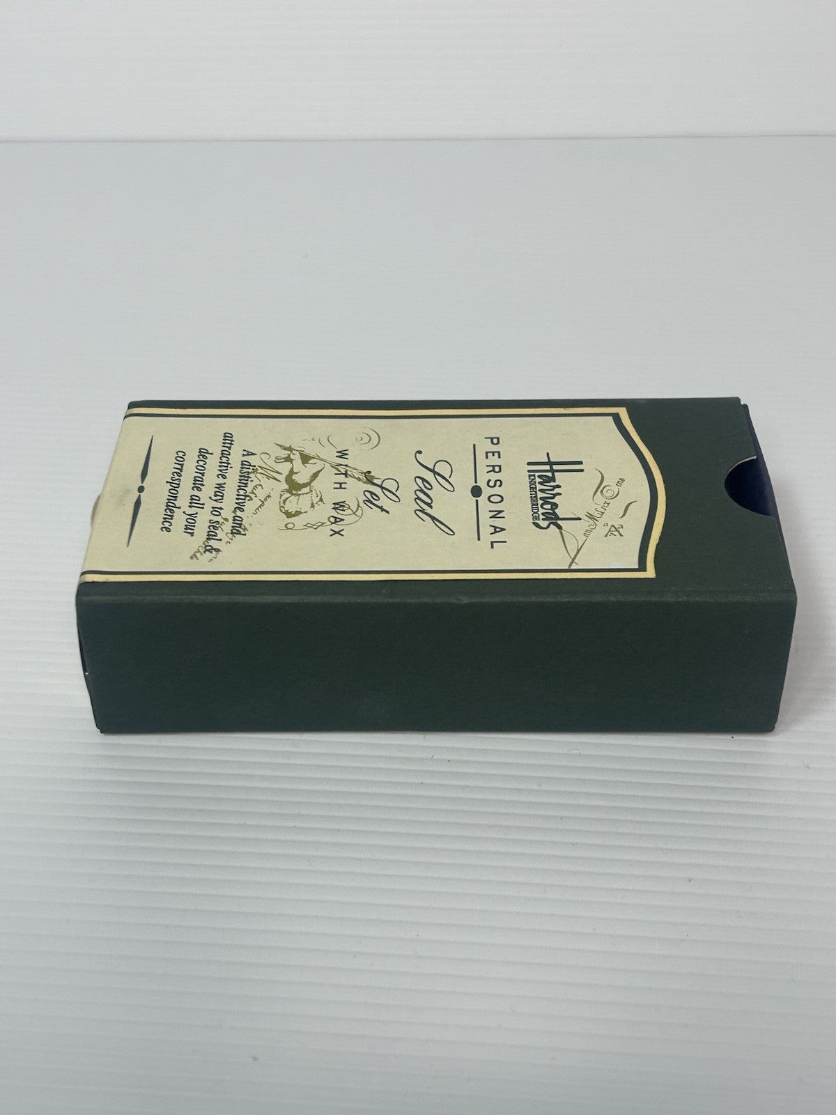 Harrods Great Britain Personal Letter “G” Seal Set with Wax in Original Box New