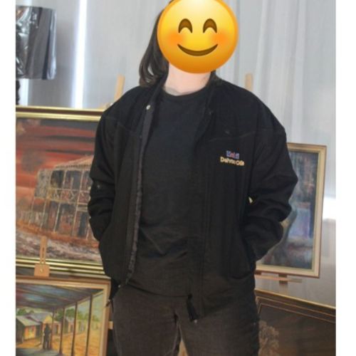 Vintage Mobil Delvac Oils Black Work Jacket – Size Large