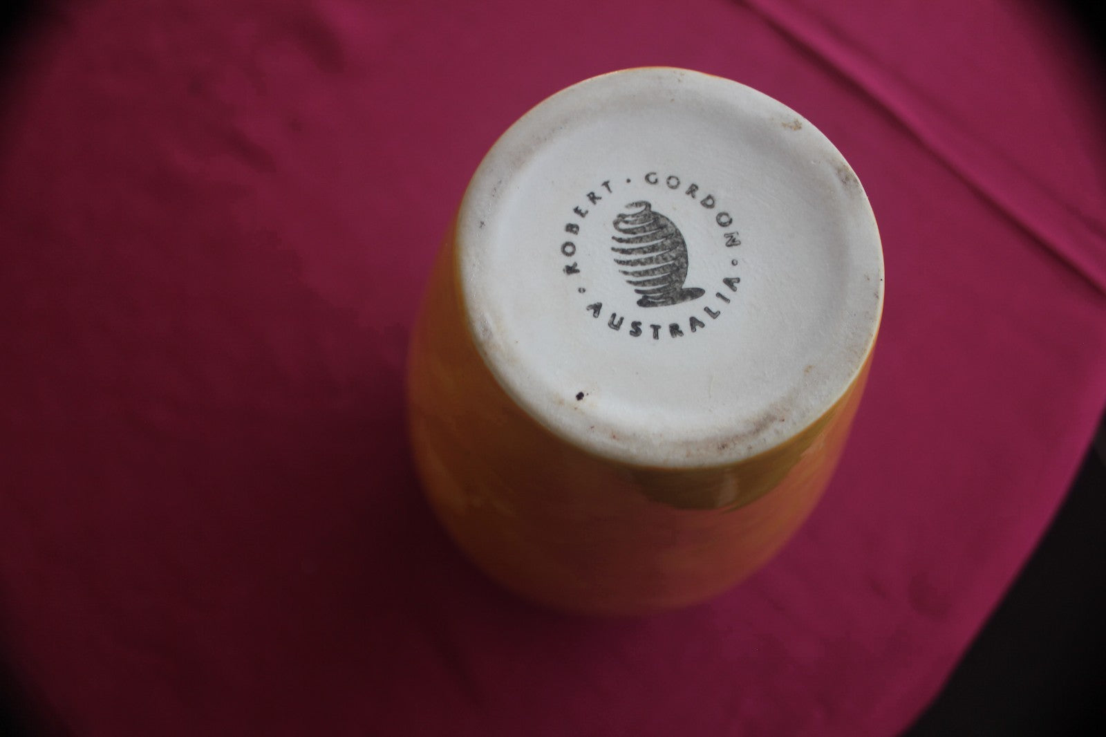 Australian Pottery “Wild Poppy” Vase & Platter Set – Robert Gordon