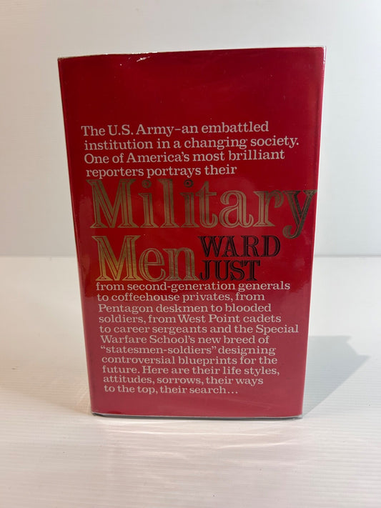 Military Men Ward Just 1st UK Ed 1972 HC DJ Vietnam War US Army Profiles