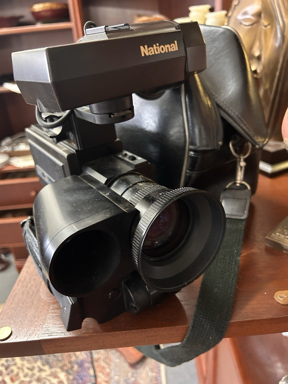 Vintage National Saticon VHS Video Camera WV-P200N + Original Bag