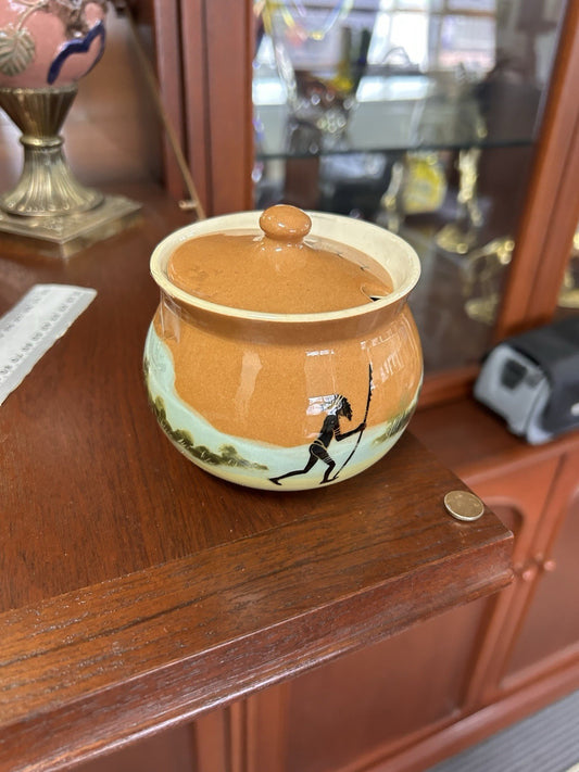 Vintage Martin Boyd Pottery Sugar Bowl Australia c1948–63 | Signed | Mid-Century