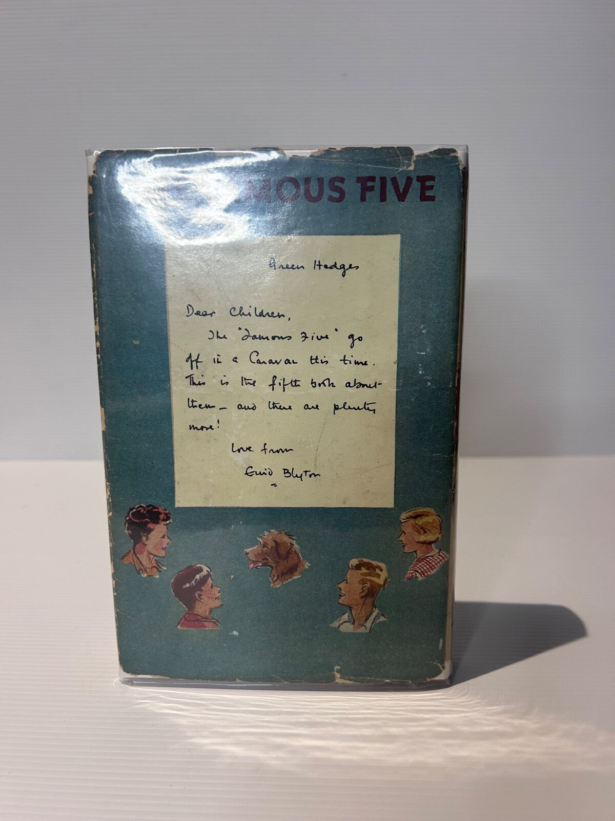 Enid Blyton Five Go Off in a Caravan 1952 HC DJ 6th Impr Famous Five